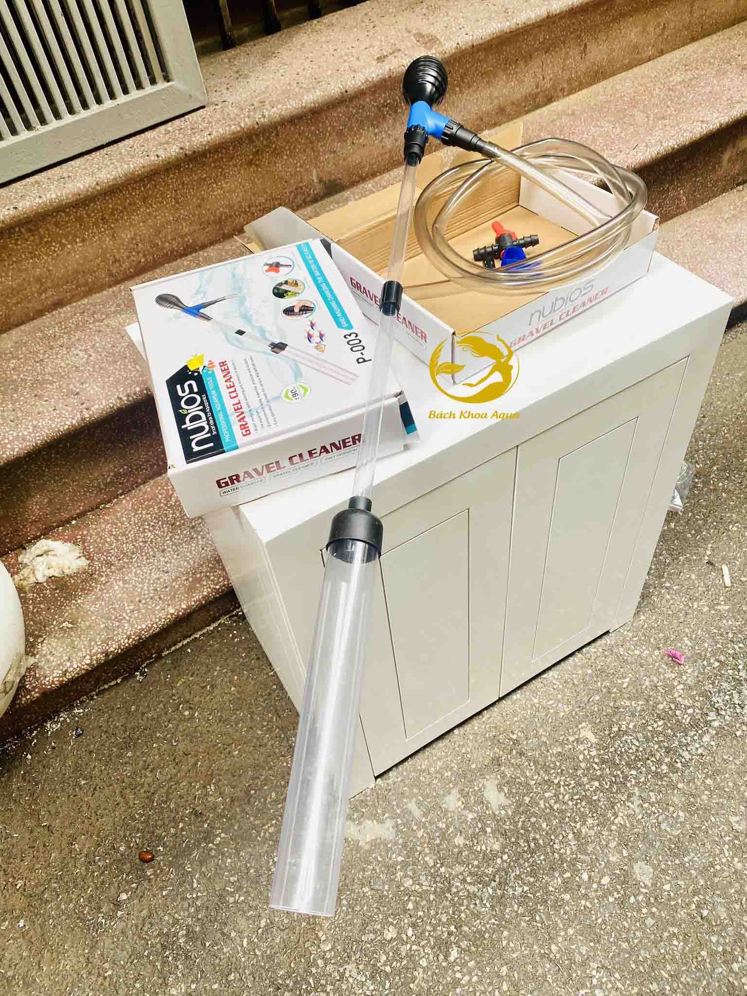 Bộ dụng cụ Nubios P-003 hút đáy thay nước tiện lợi